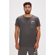 Bad Bear Jesse Asfalt Baskılı Erkek Tişört