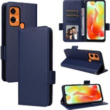 MY Boutique1 Oukitel C33 Pu Deri Kart Yuvaları Tutucu Manyetik Yan Toka Için Kılıf (Yurt Dışından)