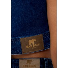 Bad Bear Veronica Indigo Mavi Kadın Denim Crop