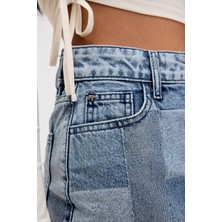 Bad Bear Vendy Mavi Denim Etek