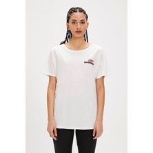 Bad Bear Ina Beyaz Baskılı Kadın Tişört