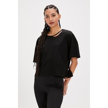 Bad Bear Amanda Siyah Basic Kadın Tişört