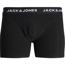 Jack & Jones Erkek Logolu 3'lü Boxer Paketi - Solid