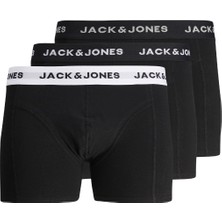 Jack & Jones Erkek Logolu 3'lü Boxer Paketi - Solid