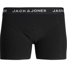 Jack & Jones Erkek Logolu 3'lü Boxer Paketi - Solid
