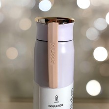 Tarantula Classıc Lila Stainless Steel Yandan Tutmalı  450 ml Günlük , Şık, Modern , Hediyelik Termos