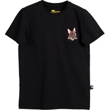 Bad Bear Gotcha Siyah Baskılı Çocuk Tişört