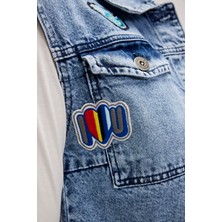 Bad Bear Joanne Blue Kadın Denim Yelek