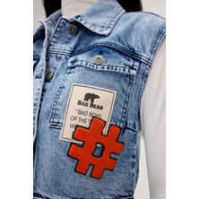 Bad Bear Joanne Blue Kadın Denim Yelek
