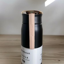 Tarantula Classıc Siyah Stainless Steel Yandan Tutmalı  450 ml Günlük , Şık, Modern , Hediyelik Termos