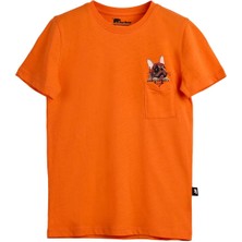 Bad Bear Gotcha Turuncu Baskılı Çocuk Tişört