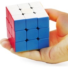 Moyu Meilong 3x3  Magnetic Cube 3m - Mıknatıslı Standlı Tornavidalı Stickersız Akıl Zeka Rübik Küp