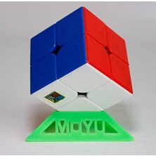 Moyu Meilong 2x2  Magnetic Cube 2m - Mıknatıslı Standlı Tornavidalı Stickersız Akıl Zeka Rübik Küp