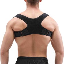 Ankaflex Siyah Ortopedik Omuz Dikleştirici Korse Sporcu Dik Duruş Korsesi