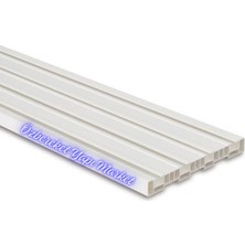 Özbereket Yapı Market 4 Ray Perde Rayı 4 Lü 1 Metre 4 Raylı Korniş Dörtlü Korniş Kaliteli Ürün