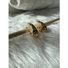 Nidi Store Altın Renk Dagrede Gözyaşı Bottega Küpe