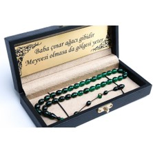 Kalemhane Özel Kesim Süzme Model Sıkma Kehribar Lüks Deri Kutulu