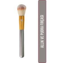 Demstar Professinal Makeup Brush Champagne Allık Pudra ve Fondöten Makyaj Fırçası No:13