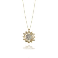 İzgi Kuyumculuk Taşlı Lotus Kolye