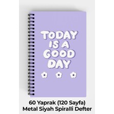 Anime Marketi Motive Sözler Temalı A5 Spiralli Sert Kapak Defter 120 Yaprak