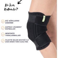 Aps Fleksible Balenli Patella Ve Ligament Destekli Dizlik Balenli Dizlik Yüksek Kalite Standart