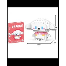 Sanrio Bricks 3D Yapboz LEGO Puzzle Yapı Oyuncakları Cinnamoroll Kuromi My Melody