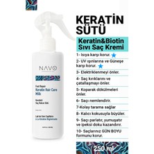 Navo Keratin&Biotin Hızlı Onarıcı Ve Dökülme Önleyici Saç Bakım Sütü