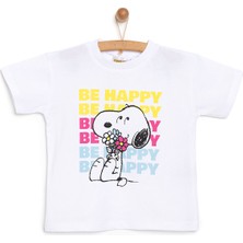 Peanuts Snoopy Tshirt Kız Bebek