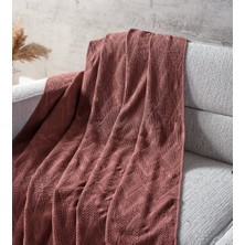 Doqu Home Adora Koltuk Şalı Gül Kurusu - 130X170 cm