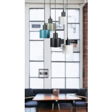 Fer Avize Mısra Özel Tasarım Modern - Cafe - Mutfak - Salon 5 Li Sarkıt Avize