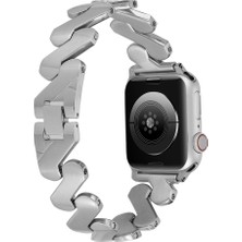 PineApple TR ​​​watch 42MM Kordon Uyumlu Krd-80 Metal Strap Kayış Zore Starlight