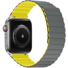 ​​​watch 7 41MM Uyumlu Krd-52 Kordon Zore Siyah-Sarı