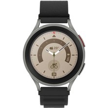 PineApple TR Galaxy Watch 42MM Uyumlu Krd-74 20MM Hasır Kordon Zore Siyah