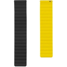 Huawei Honor Magic 2 46MM Uyumlu Krd-52 Kordon Zore Gri-Turuncu