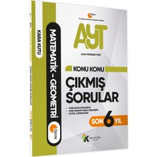 Karakutu Yayınları YKS - AYT Matematik-Geometri Karakutu Konu Konu Çıkmış Soru Bankası ÖSYM Son 6 Yıl D. Çözümlü