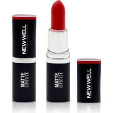 New Well Permanent Matte Lipstick 05 Hot Red  Uzun Süre Kalıcı