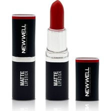 New Well Permanent Matte Lipstick 06 Claret Red  Uzun Süre Kalıcı