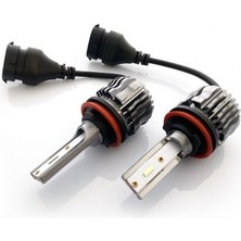 Fardoktoru H11 LED Xenon Oto Ampul Zero Fansız Buz Mavi