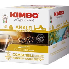 Kimbo Amalfi 100% Arabica Dolce Gusto Uyumlu Kapsül Kahve (16'lı Kutuda)