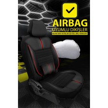 Kurra Store Hyundai Matrix Uyumlu Kırmızı Oto Koltuk Araba Kılıfı.