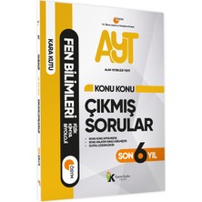 Karakutu Yayınları YKS - AYT Fen Bilimleri (Fizik-Kimya-Biyoloji) Karakutu Konu Konu Çıkmış Sorular ÖSYM Son 6 Yıl