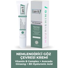 Luv it! Avokado Içeren Yoğun Nemlendirici, Göz Altı Morluk Ve Şişlik Karşıtı Göz Çevresi Kremi 15ml