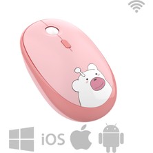 Geezer M2 Hello Bear 2.4g 1600DPI Sessiz Kablosuz mouse Smk-M2