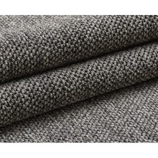 Enva Home Bukle Kilim Düz Yumuşak Sisal Jüt Taban  Polipropilen Tozumaz Oda Koridor Halısı Gri Renk