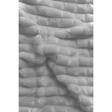 Merinos Modern Line 2 Parça Battaniye Seti - Gri