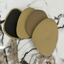 SRTfootcare Bej Renk 124 Ayakkabı Küçültme Pedi 1 Çift Doğal Lateks ile Yarım Numara Küçültme