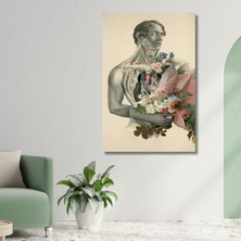 Gaagart Tekli Dikey Kanvas Poliklinik Tablosu Herşeyim Ile Sana Geldim