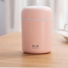 Hediye Vakti 300 ml Ulrasonik Hava Nemlendirici Buhar Makinesi ve Aroma Pembe