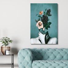 Gaagart Tekli Dikey Kanvas Psikiyatri Poliklinik Tablosu Bunalmış Insan