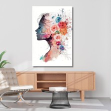 Gaagart Tekli Dikey Kanvas Plastik Cerrahi Poliklinik Tablosu Kadın